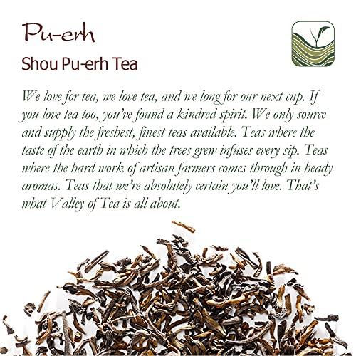 Valley of Tea Pu erh Tea Yunnan China - Aged 9 Years - Pu Er Or Pu-erh Red Tea - Ripend Puh Er - Puer Fermented Tea Pu erh Tea Pu'erh Puh Er Tea Erh Tea Pu Era Tea Pureh Tea Pu Erh Tea Aged Puerh Tea 50g