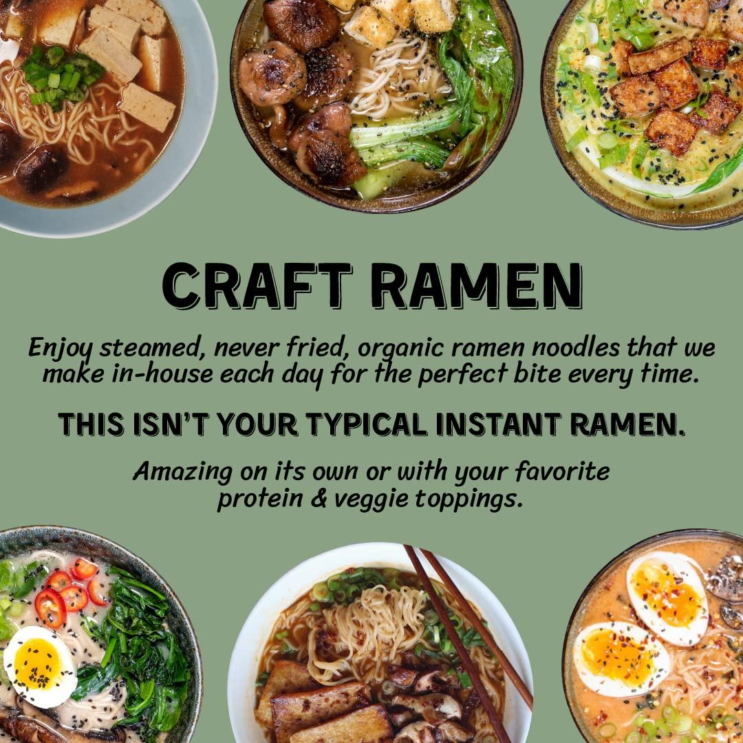 Mike's Mighty Good Mike's Mighty Good Vegetarian Miso Soup - Instant Ramen Noodles - Organic and Non-GMO Instant Noodles - Miso Ramen - Vegan Ramen Soup - 2.1 Ounces - 7 Pillow Packs