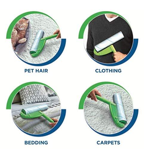 Leo Leo MegaClean 10-Inch Wide Lint Roller Refills 3 Rolls 150 Ultra-Wide Sheets for Lint Removers Household Cleaning Easily Remove Pet Hair Dust and Debris from Floors Carpets and Furniture