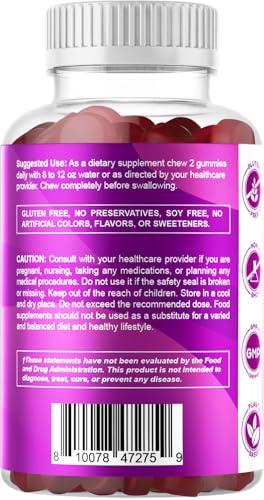 Vitamatic Vitamatic 2 Packs Vitamin B6 100mg - Strawberry Flavor - 60 Pectin Based Gummies - Supports Nervous System