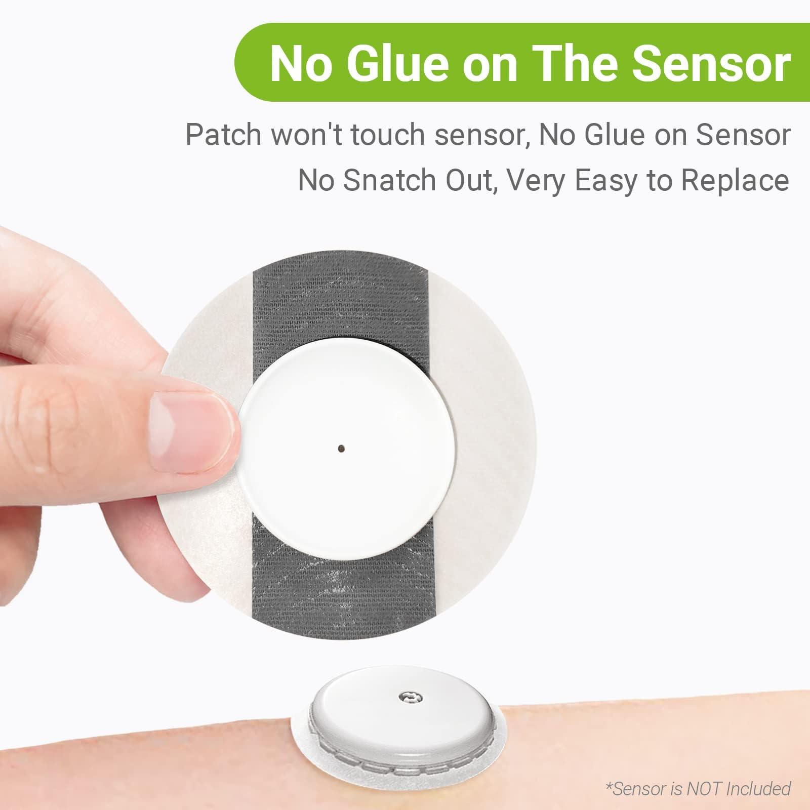 Kovoq Kovoq Libre 2 Sensor Covers Waterproof- Adhesive Patches for Freestyle Libre Sensors (40PCS), 2 Hardshell Cover, Sweatproof, Breathable Latex-Free and Hypoallergenic Black