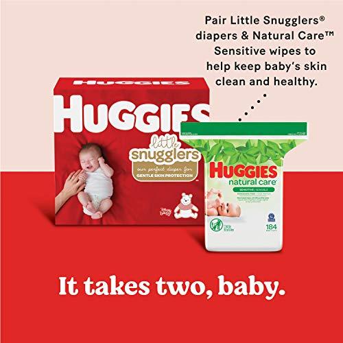 HUGGIES Baby Diapers Size 1, 76ct, Huggies Little Snugglers, Gentle Skin Protection