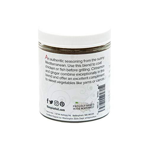 The Spice Hut The Spice Hut Organic Moroccan Seasoning, Mediterranean Spice Blend Flavor for Meat/Vegetables/Chicken, with Salt 3.7 Ounce