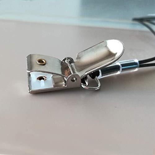 CLIP BTE Hearing Aids Clips Safty Protection Accessory w/Metal Clip (Black)