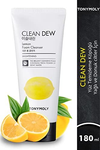 TONYMOLY TONYMOLY Clean Dew Lemon Foam Cleanser, Lemon, 6 Fl Oz