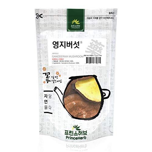 Prince Herb [Medicinal Korean Herb] Premium Grade Ganoderma Mushroom (Lingzhi Mushroom/Lingzhi/) Dried Bulk Herbs (16 oz/Whole)