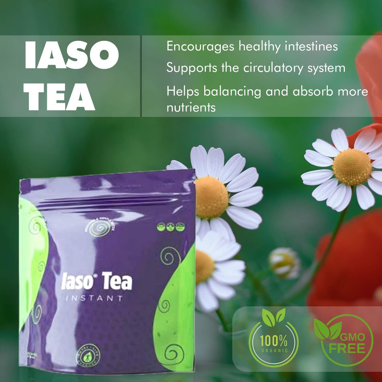 Total Life Changes Total Life Changes Iaso Instant Tea (Original) - Convenient Cleansing Tea for a Balanced Lifestyle, Gentle & Refreshing, 25 Sachets, Pack of 2