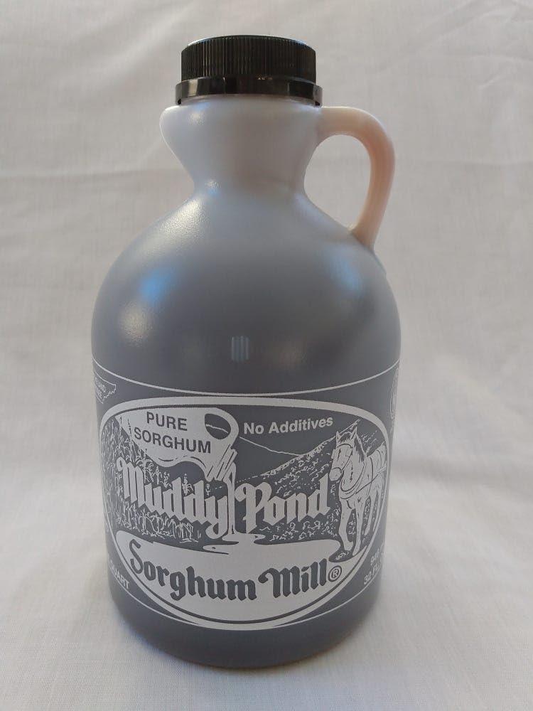 Generic Muddy Pond Sorghum Mill - Pure Sorghum Syrup - No Additives, Non-GMO and Gluten Free 32OZ