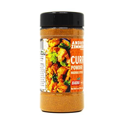 Badia Madras Curry Hot Curry - Andrew Zimmern, 4 Ounce (Pack of 3)