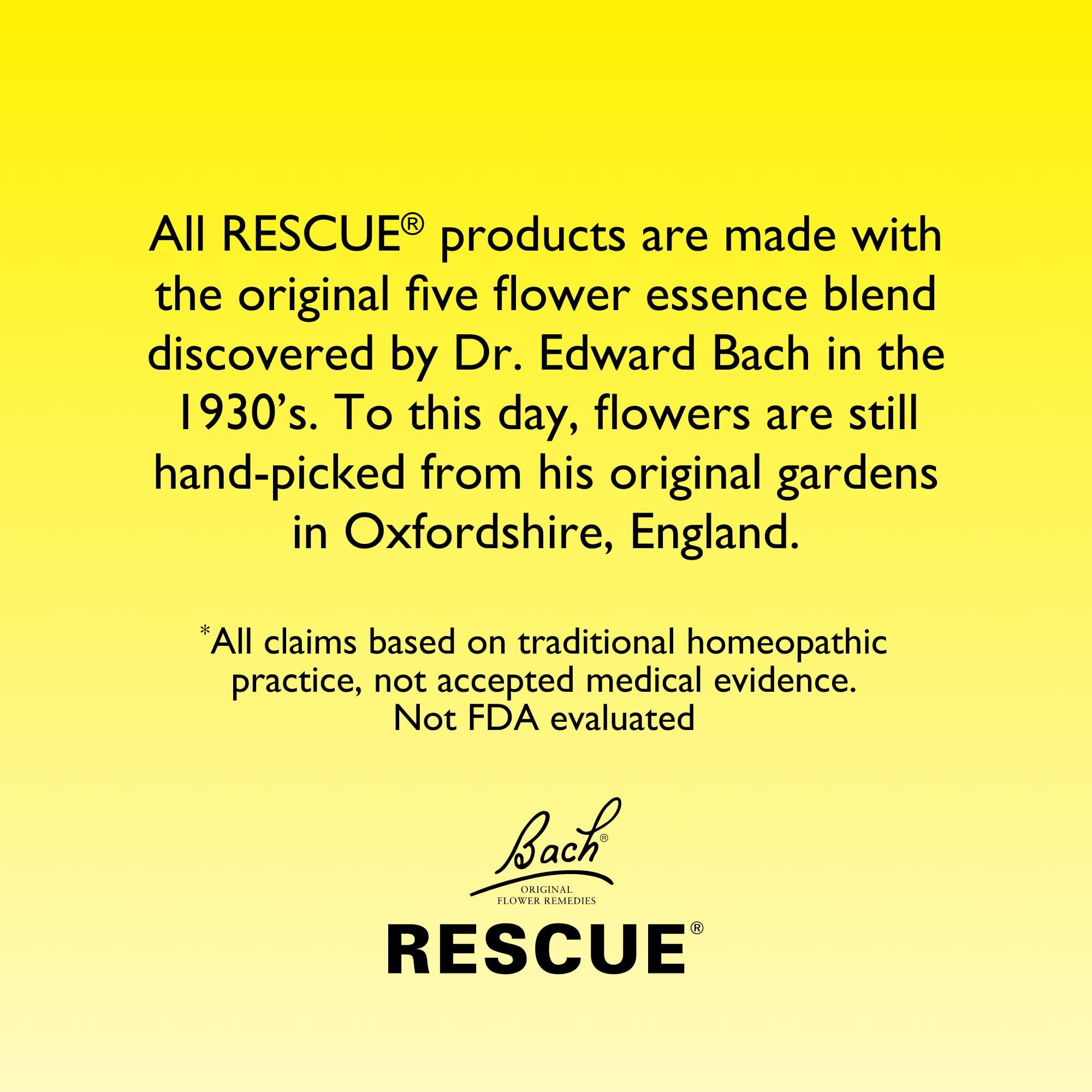 RESCUE RESCUE Bach PASTILLES, Mixed Berry Flavor, Stress Relief Lozenges, Homeopathic, Flower Essences, 35 Count