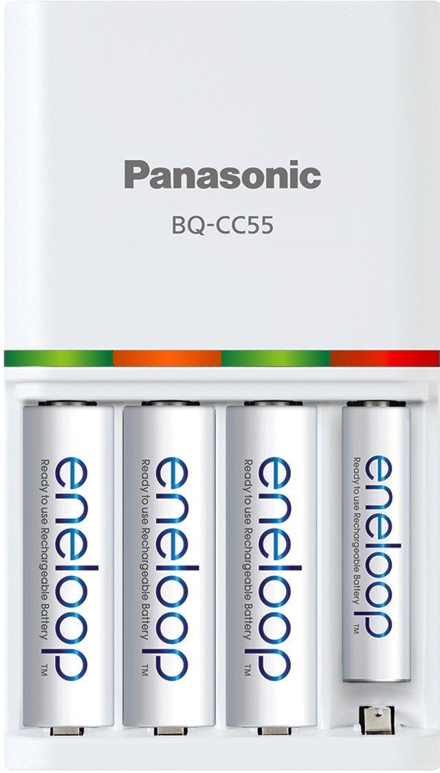 Eneloop Panasonic eneloop Power Pack with Advanced Charger + 4 AAA Batteries