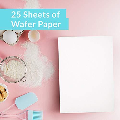 Oasis Supply Oasis Supply 25 Piece O-Grade Wafer Paper Pack, 8" by 11"