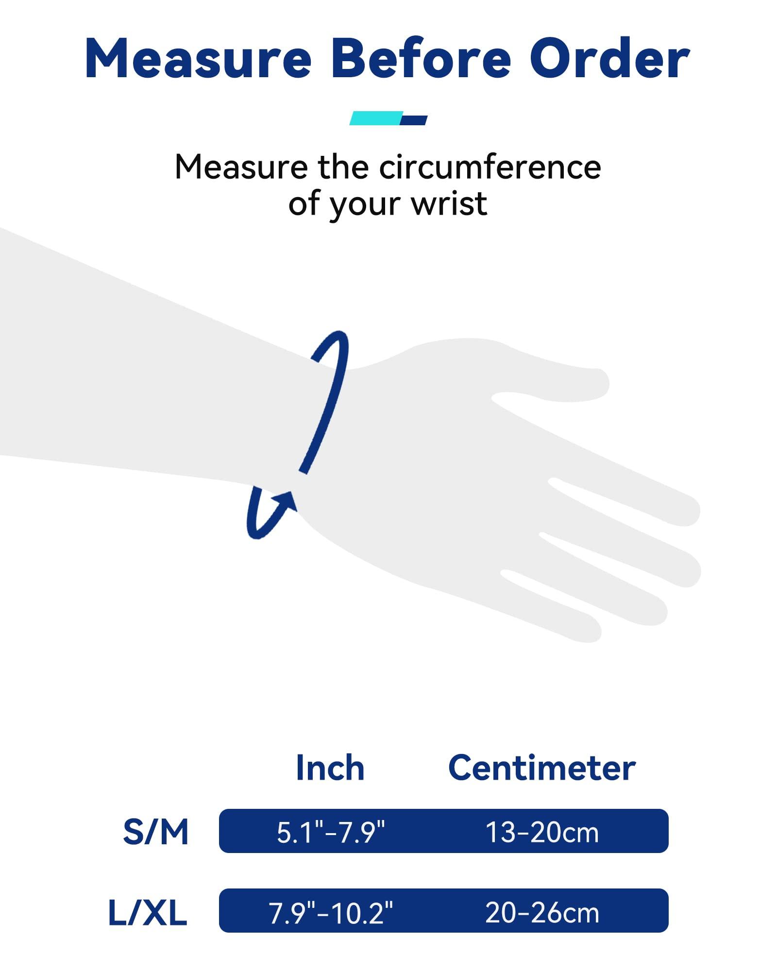 Fitomo Fitomo Carpal Tunnel Wrist Brace Night Support with 3 Metal Splints for Sleeping and Soft Thumb Opening, Adjustable Wrist Support Hand Brace for Tendonitis Arthritis Sprains, 1 Unit, Right Hand