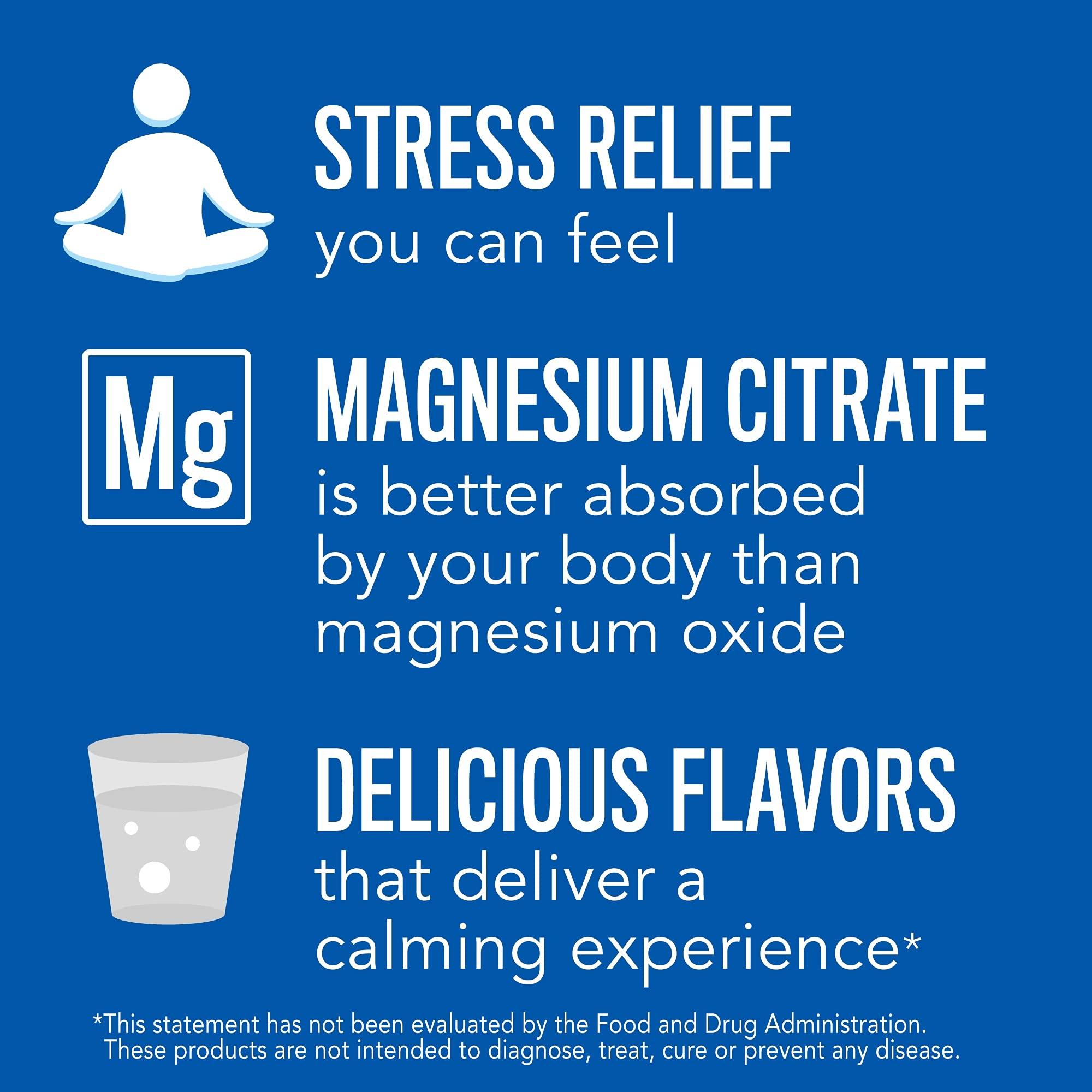 Natural Vitality NATURAL VITALITY Orange Flavor Magnesium Anti-Stress Drink Mix, 8 OZ