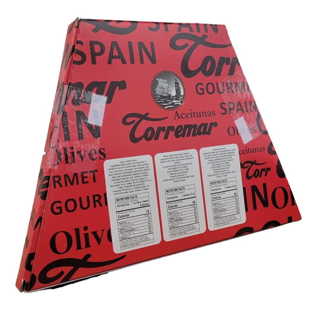 Torremar Torremar | Spanish Olives Tapas Selection | Berlin Tri Pack | 15oz (500grs) | Pack of 1