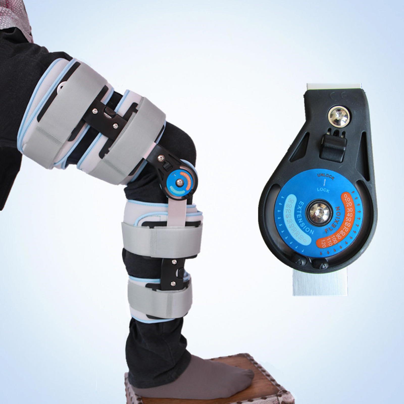 PopieL Post Op Knee Brace for Recovery After Surgery, ACL, MCL and PCL Injury, Adjustable Knee Support Brace, Side Leg Stabilizers for Men and Women