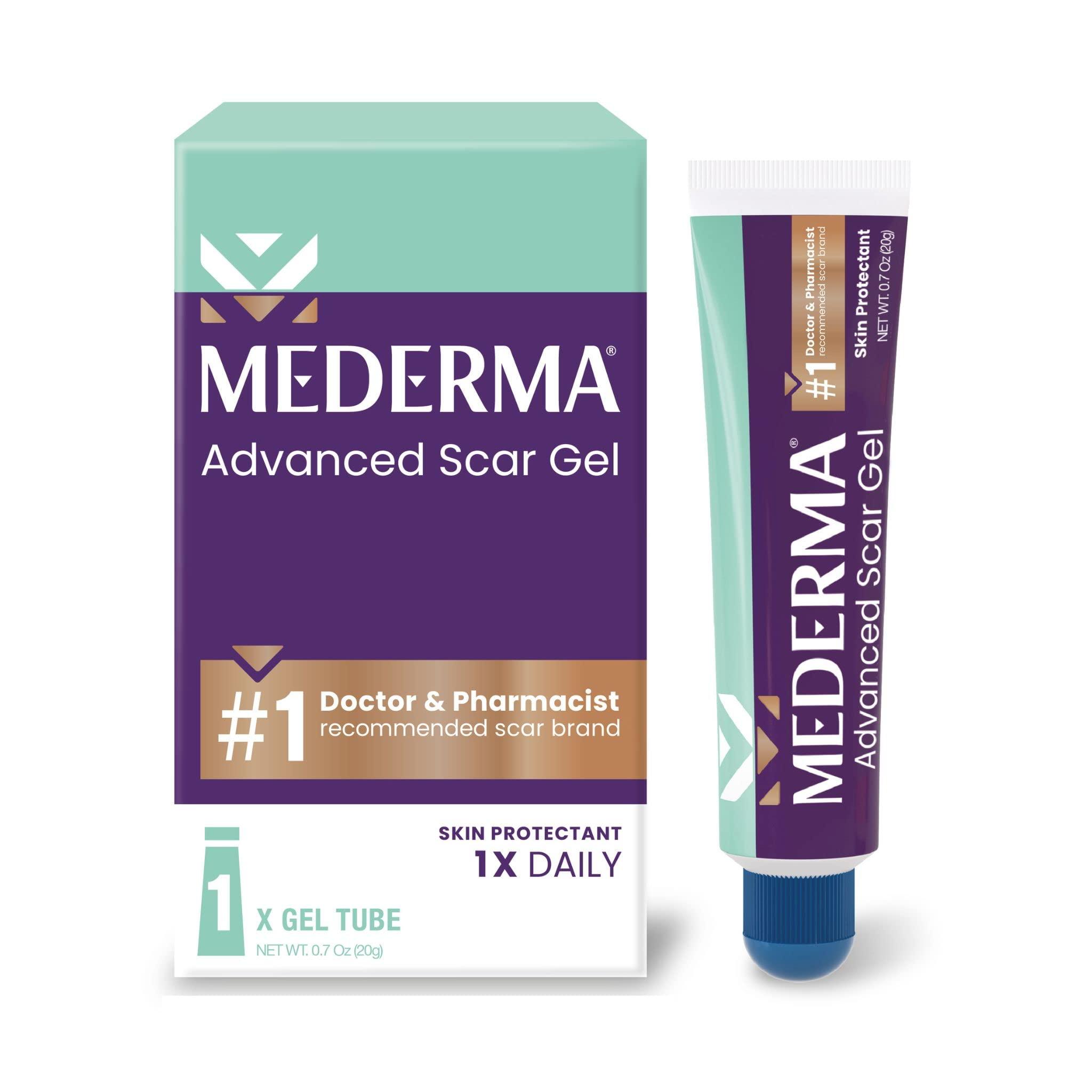 Mederma Mederma PM Intensive Overnight Scar Cream, Works with Skin's Nighttime Regenerative Activity & Advanced Scar Gel, Treats Old and New Scars, Reduces the Appearance of Scars from Acne