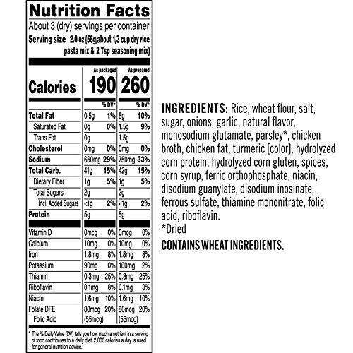 Quaker Rice-A-Roni Chicken & Garlic, 5.9-Ounce Boxes (Pack of 12)