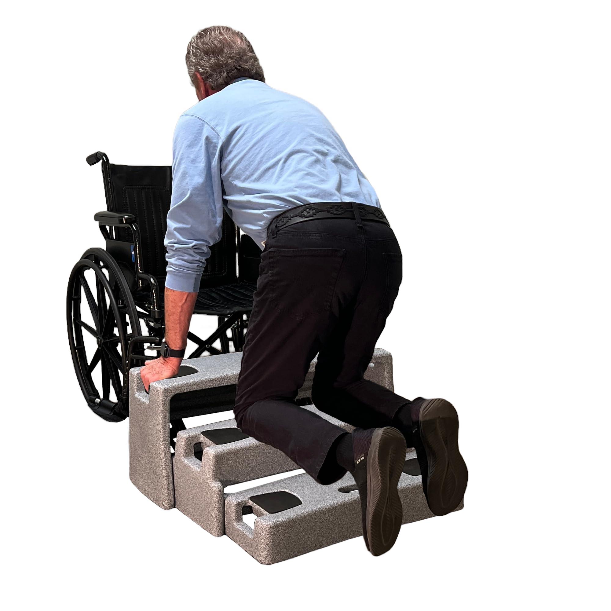 ResQUp Self Help Fall Assist Patient Lift | Get Up from Floor to Sit or Stand | Wheelchair Transfer Aid | Disabled Floor Recovery (Safari Brown)