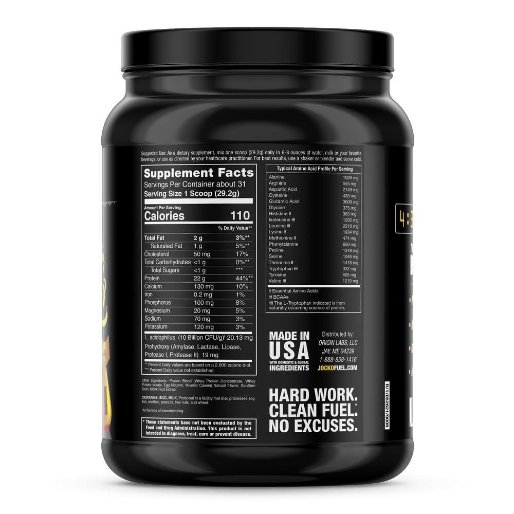 Jocko Fuel Jocko Mlk Whey Protein Powder (Banana Cream)