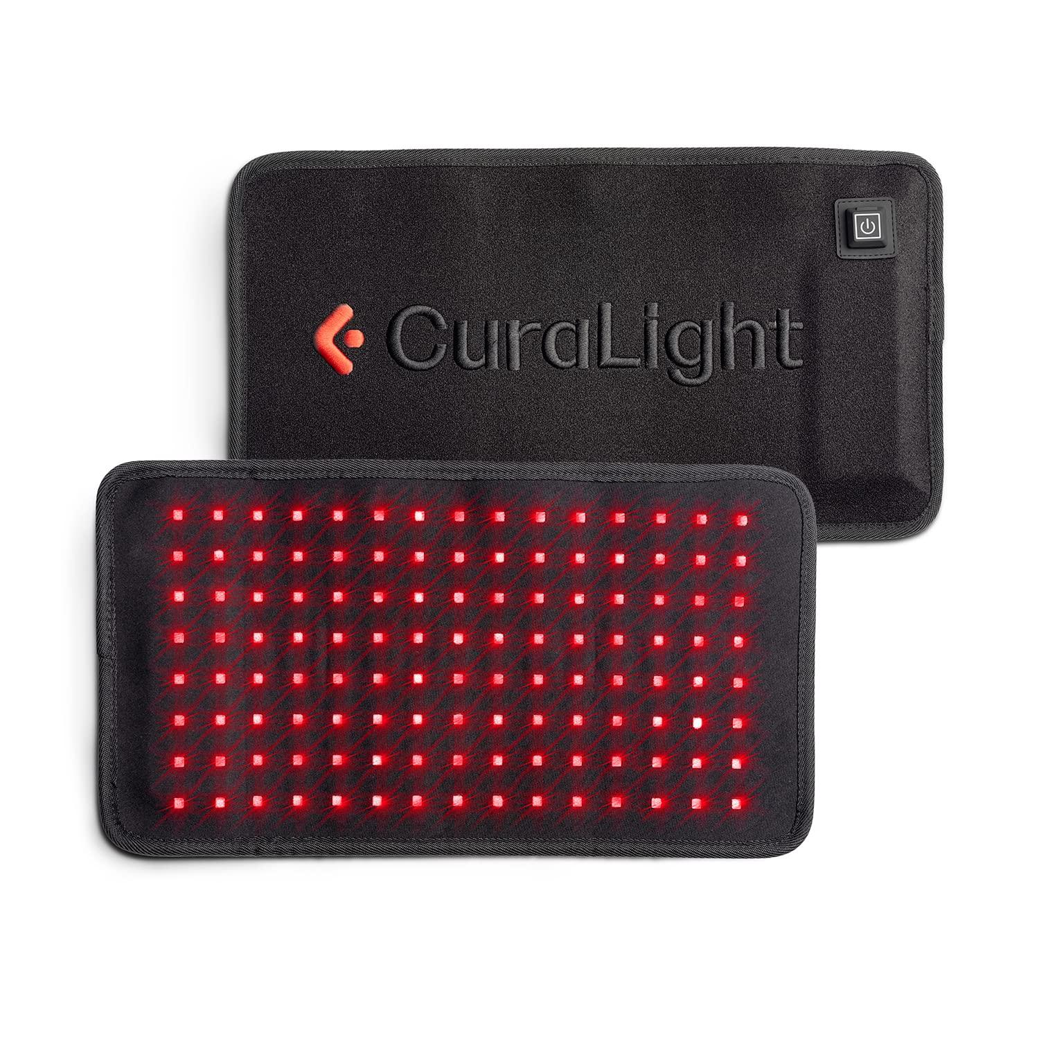 CURALIGHT CURALIGHT Red Light Therapy for Body - LED Infrared and Red Light Therapy Belt for Back, Arms and Neck. Pain Reliever Red Light Body Therapy Equipped. Rechargeable with Powerful LEDs - 660nm 850nm.