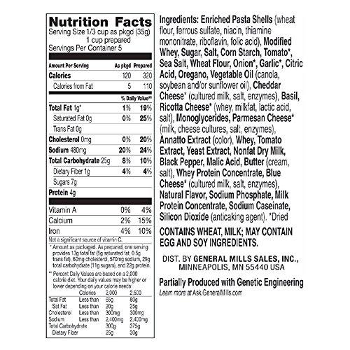 Betty Crocker Hamburger Helper, Cheesy Italian Shells, 6.1 oz box