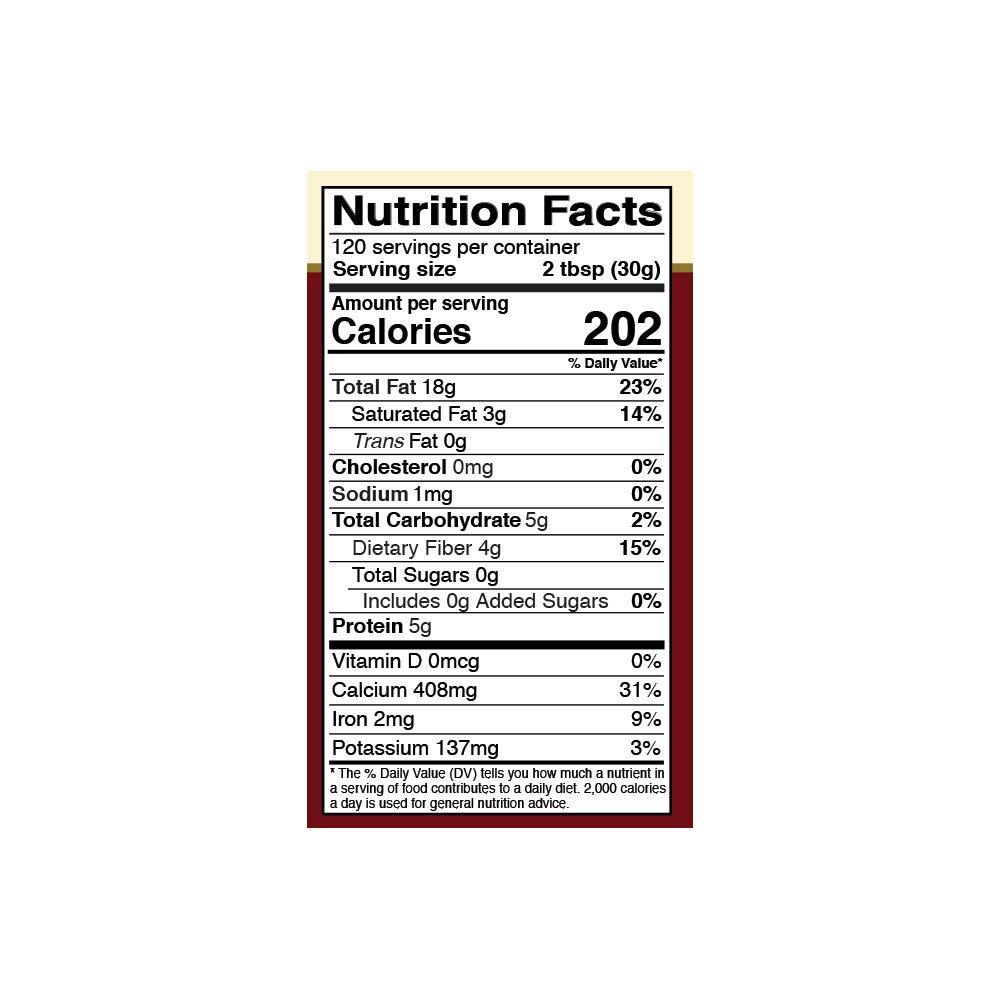 kevala Kevala Organic Black Sesame Tahini Roasted Black Sesame Seeds Black Seed Organic Tahini Spread Tahini Bulk Black Sesame Seeds Tahini Salad Dressing 8 lb 3627 g