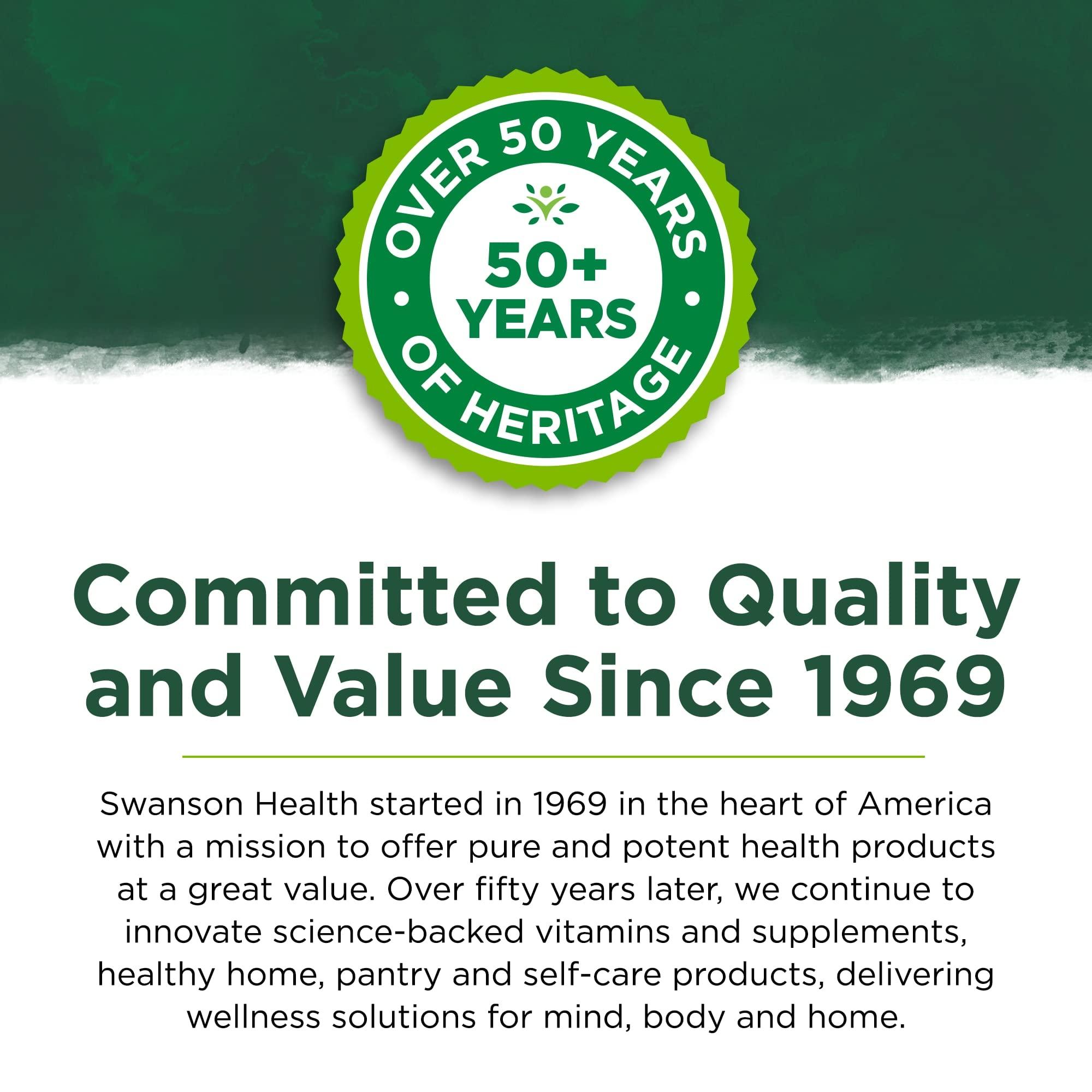 Swanson Swanson Berberine Supplement - 400 mg Each, 60 Capsules - Berberine HCl with Overall Wellness Support (4 Pack)