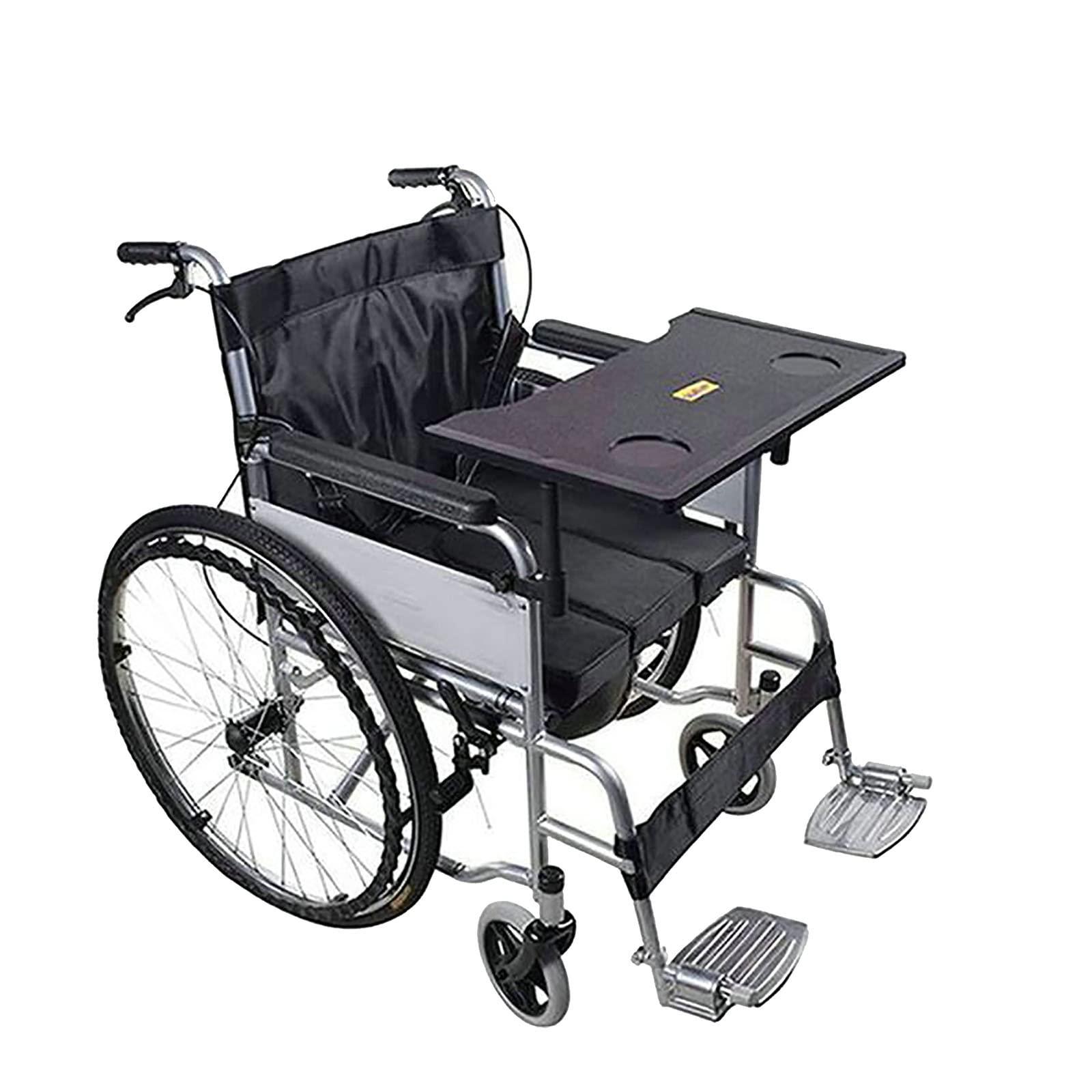 GagalU GagalU Wheelchair Lap Tray Table Removable Wheelchair Lap Tray Portable Wheelchair Desk Accessories for Eating Reading Resting