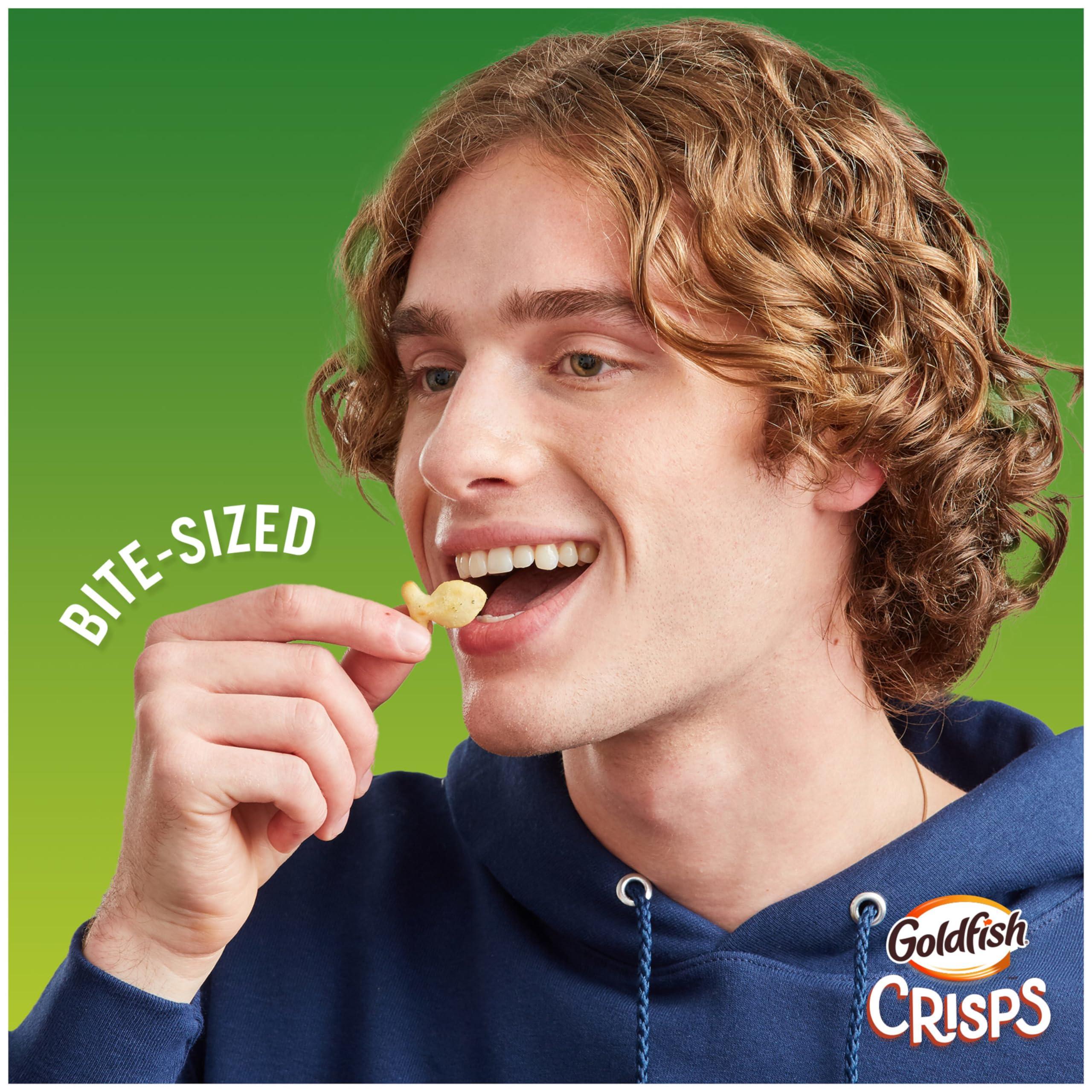 Pepperidge Farm Goldfish Crisps Sour Cream & Onion Baked Chip Cracker Snacks, 6.25 Oz Bag