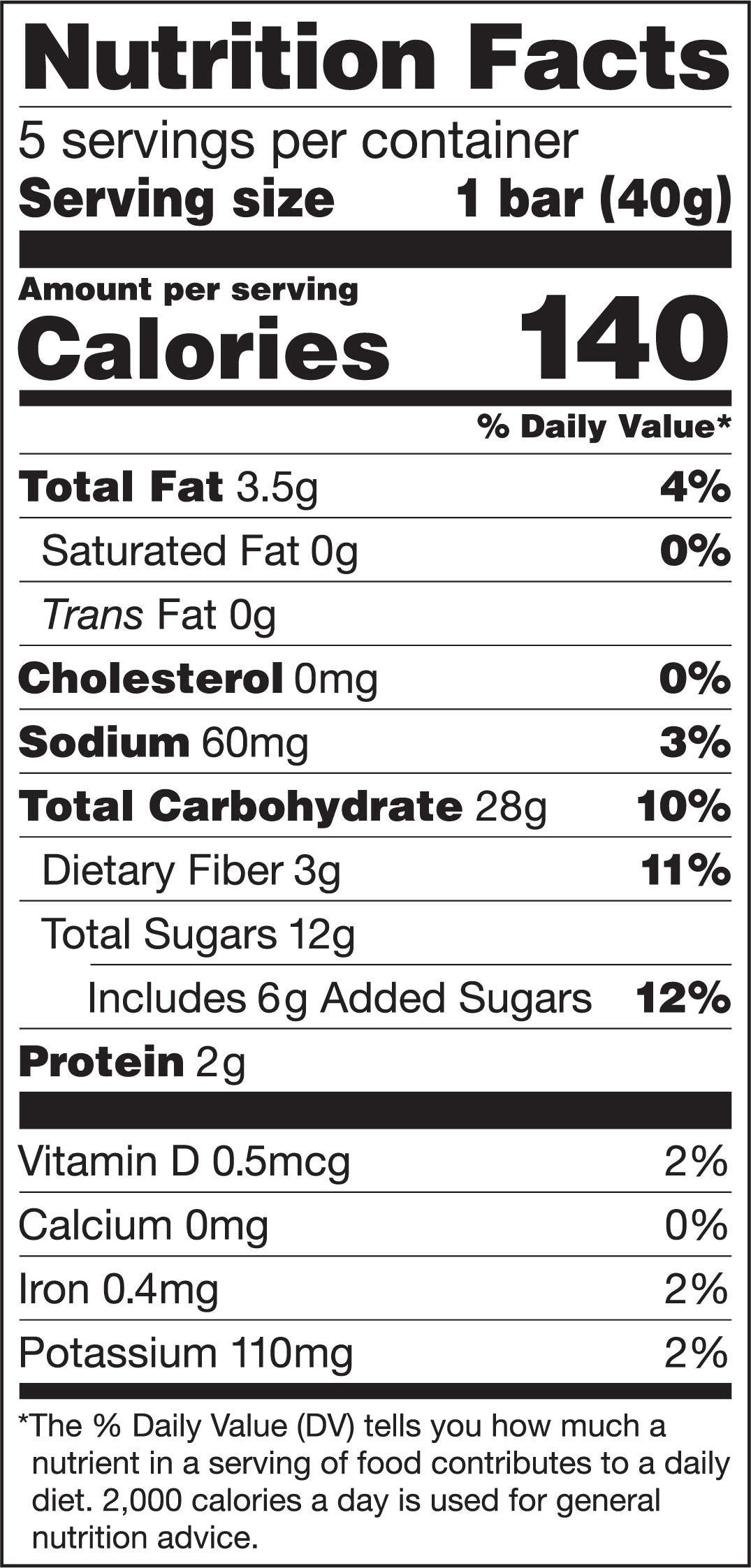 glutino Glutino Gluten Free Oven Baked Bar, Blueberry Acai, Naturally Flavored, 5 ct