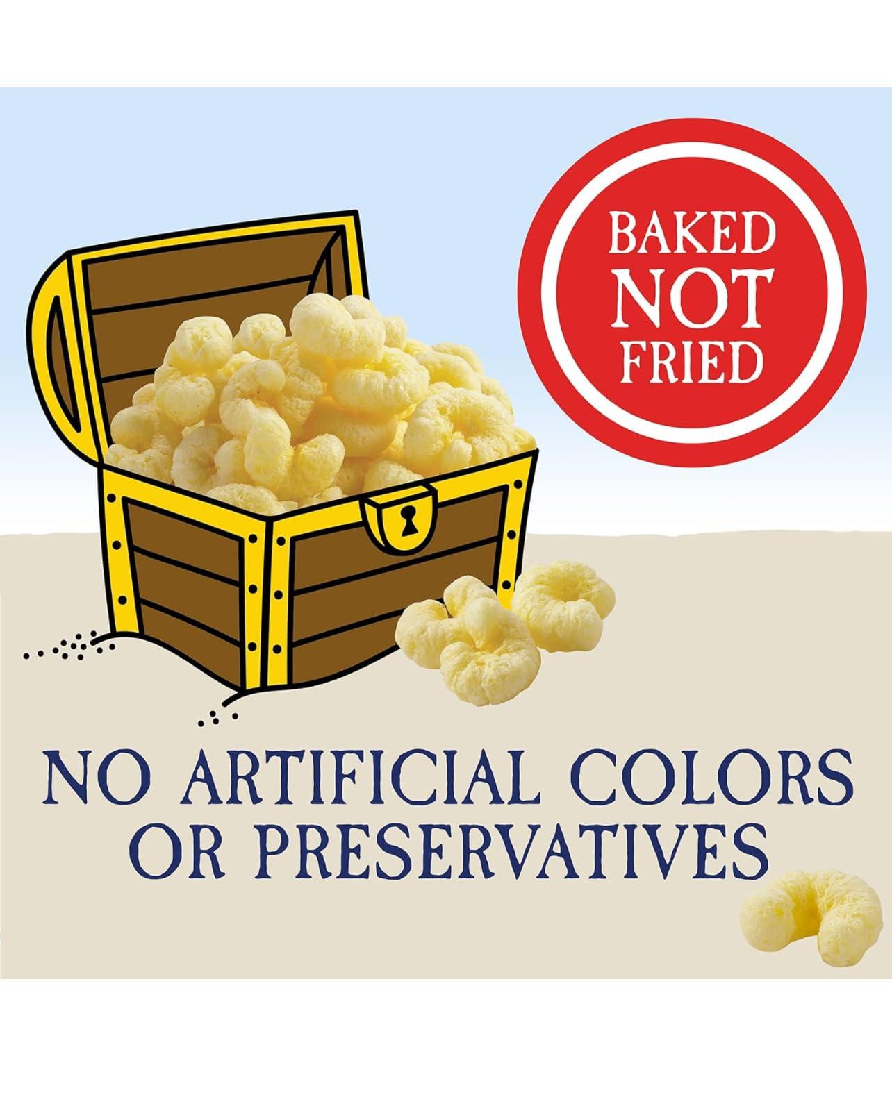Pirate Brand Pirate Booty, Aged White Cheddar Rice and Corn Puffs, 40 Count