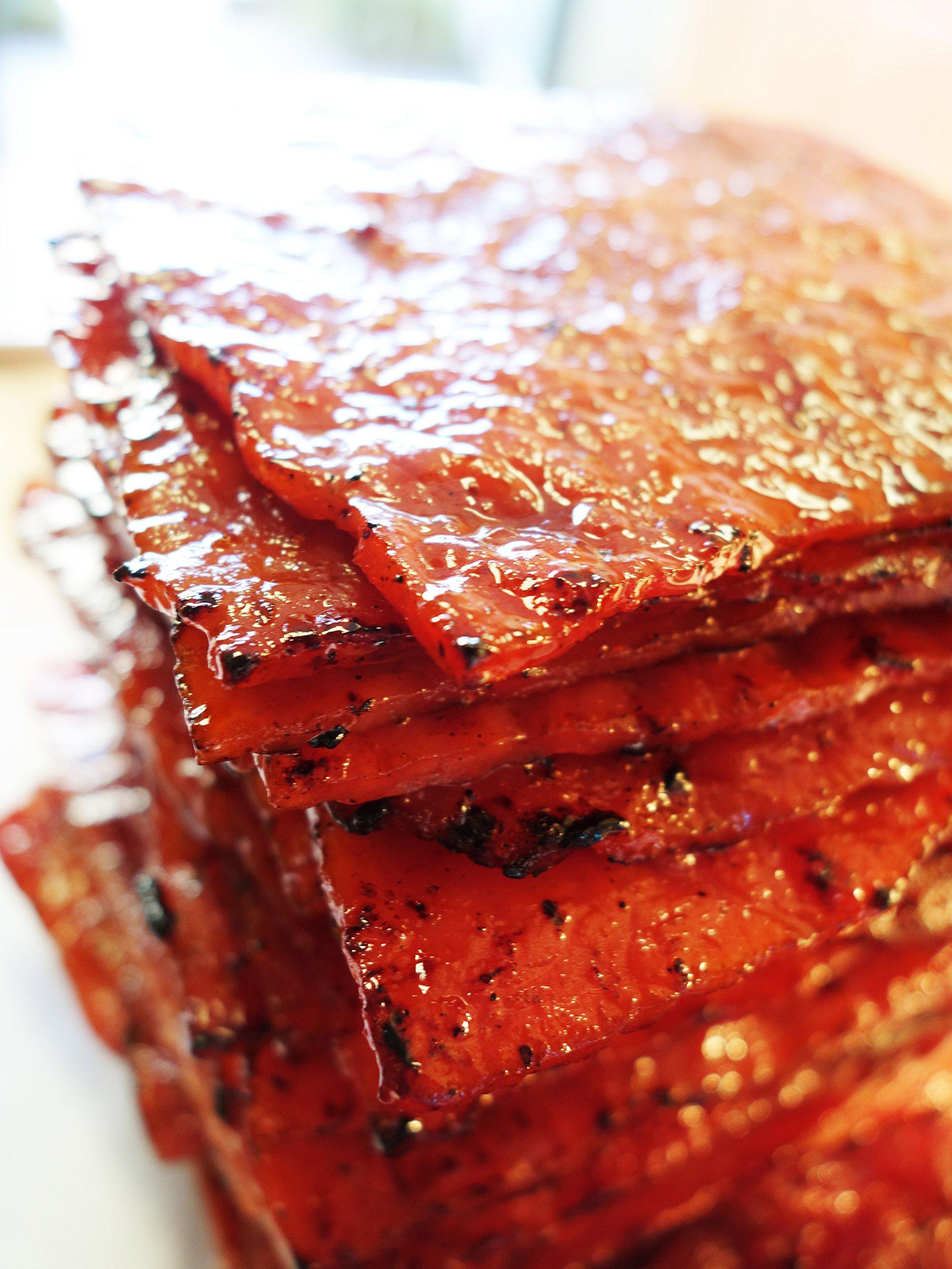 Fragrant Jerky Singapore Street Food, Fire-Grilled Pork Jerky (Original Flavor 4oz) *Grilled Fresh to Your Order *Shipped the Same Day - L.A. Times "Handmade Gift" Winner