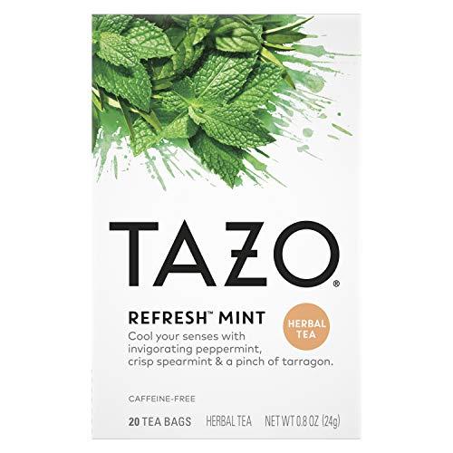 TAZO TAZO REFRESH Mint Herbal Tea Bags Caffeine-Free 20 Herbal Tea Bags