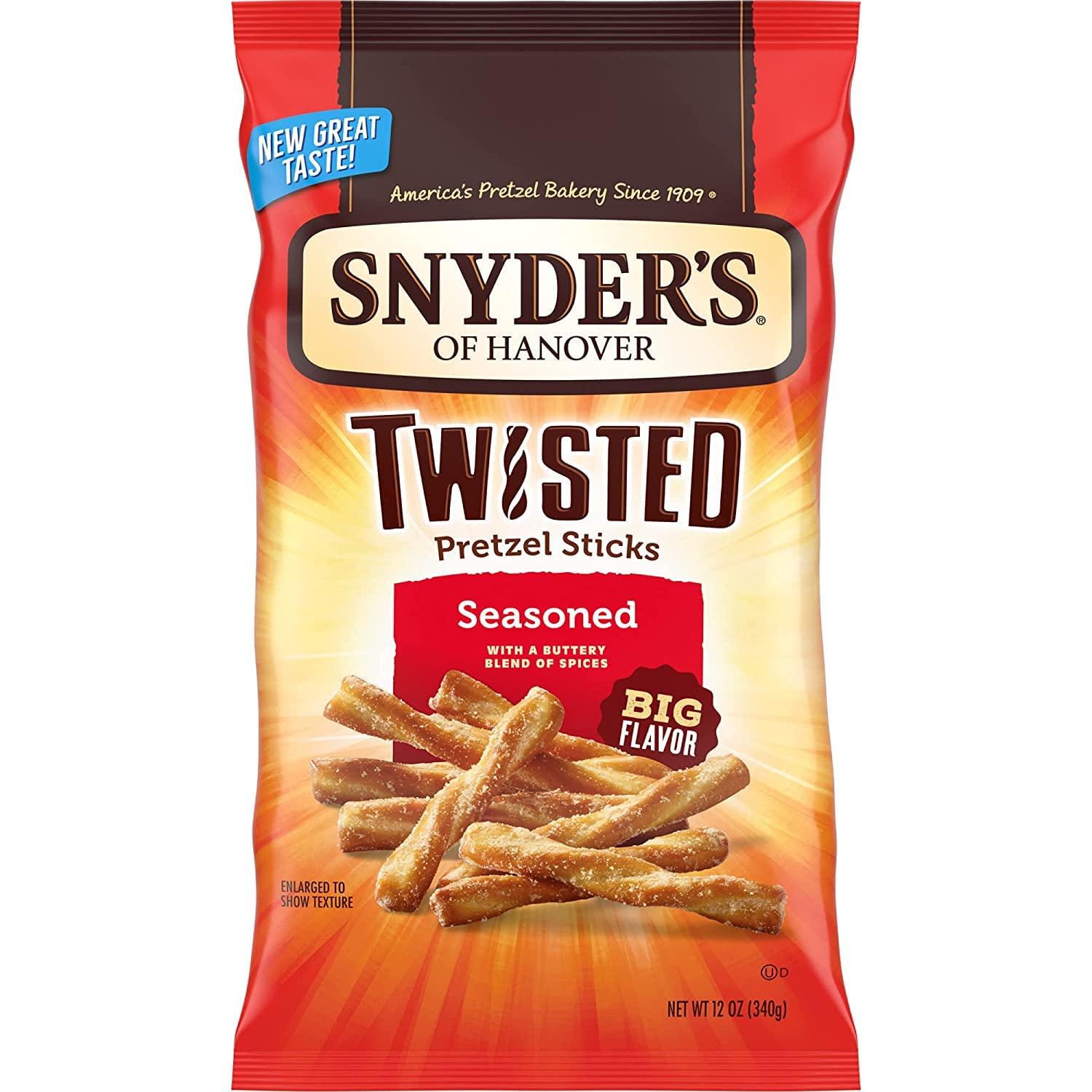 Snyder's of Hanover Snyder's Seasoned Twists 12oz (Pack of 2)