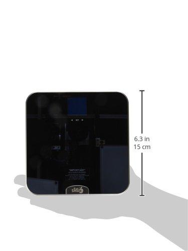 EatSmart EatSmart Digital Body Fat Scale with Auto Recognition Technology, Black