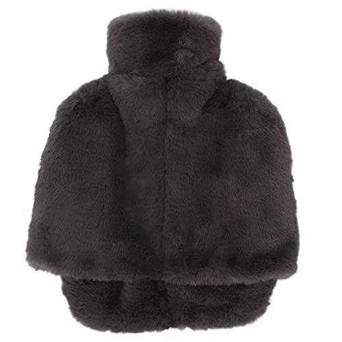 Yosoo Feet Hot Water Feet Hot Water Bottle with Soft Fuzzy Cover Grey Rubber Warm Water Bag Heating Pouch for Neck Shoulders Foot Hunting Camping Xmas Gifts, Pad Grey Hot Water Bottles