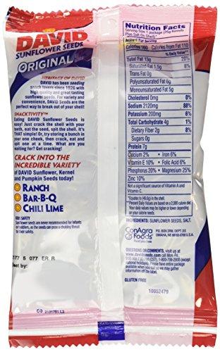 DAVID Seeds David Seeds Original Sunflower Seeds, 1.75-ounce Bags(Pack of 24)