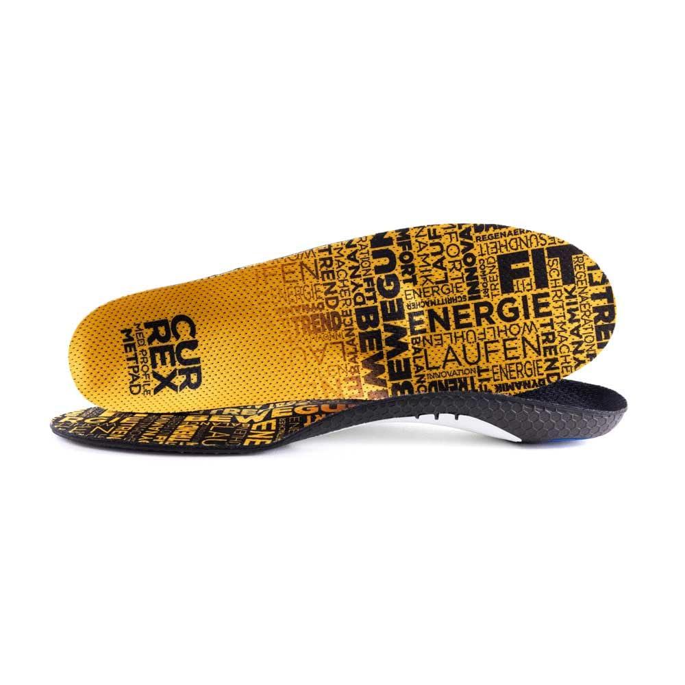 currex CURREX MetPad Insoles for Everyday Relief & Support Arch Support Shoe Inserts w/Metatarsal Pads to Help Reduce Foot & Heel Pain While Walking & at Work for Men & Women Medium Arch, Medium