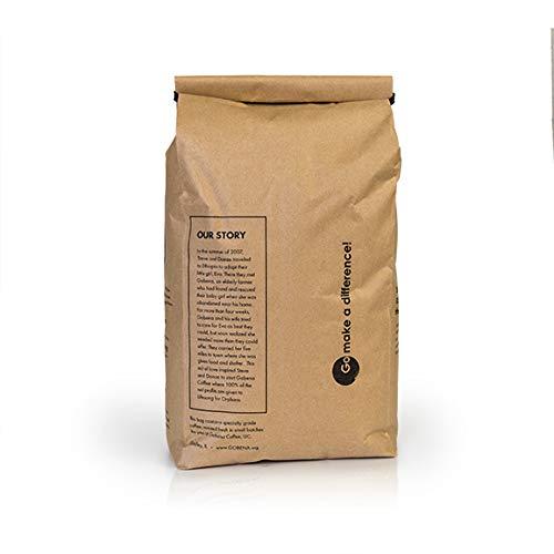 Gobena 5lb French Vanilla Whole Bean Medium Roast Coffee, 100% Arabica Coffee, 80oz, Bulk Coffee (French Vanilla)