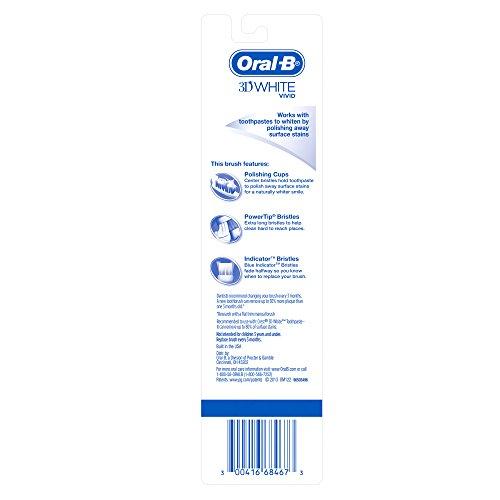 Oral-B Oral-B Advantage 3D White Vivid Toothbrush Medium Twin (Pack of 3)