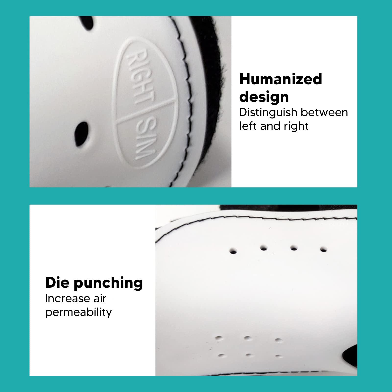 HEITIGN Foot Splint Dual Use Foot Straightener Foot Support Braces Broken and Foot Splints Foot Brace for Arthritis Pain Reduce Ankle Fixation Brace Support for Gym (Right Foot L/XL)