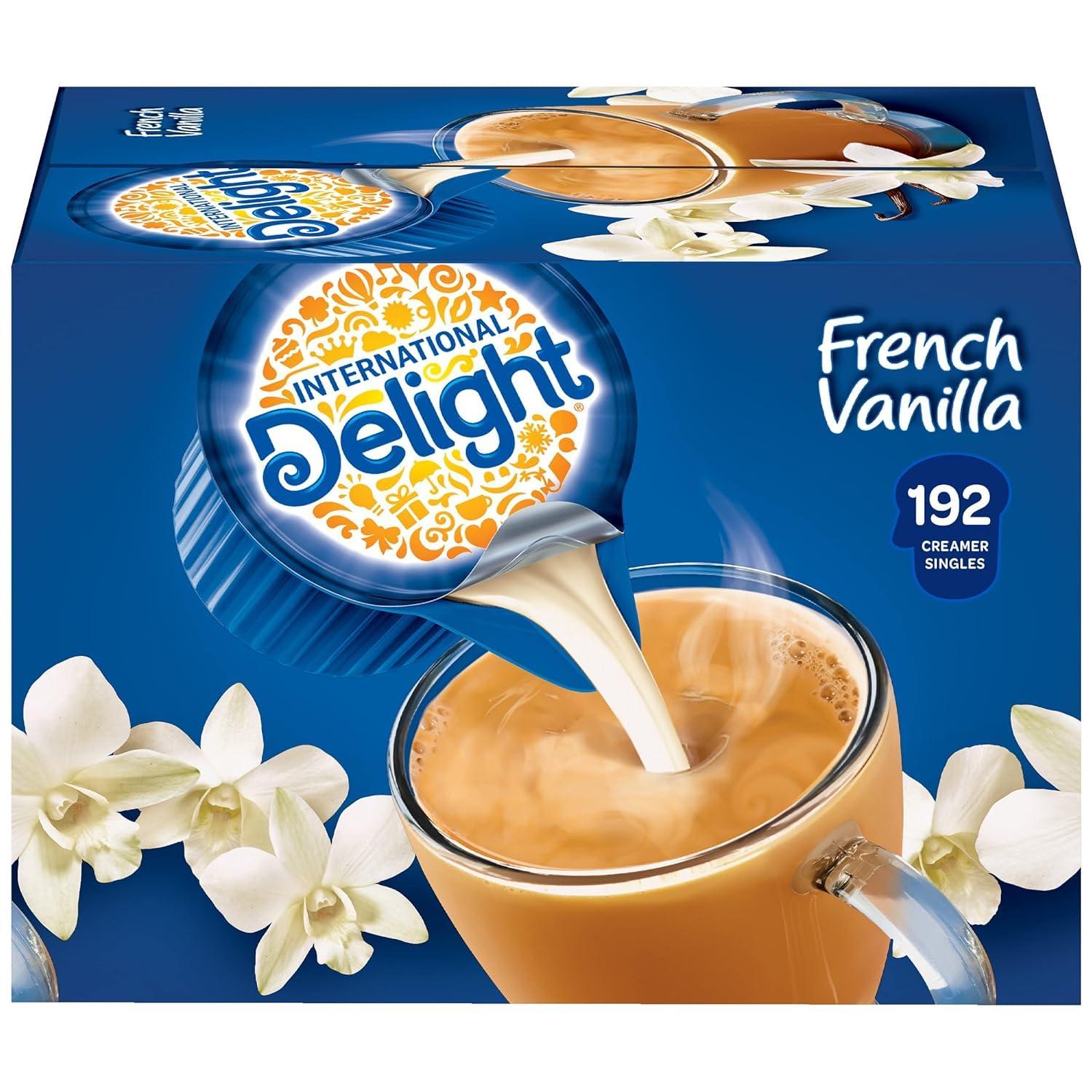 USA WORLD PIONEER French Vanilla Creamer Singles, 192 ct. - 2pk
