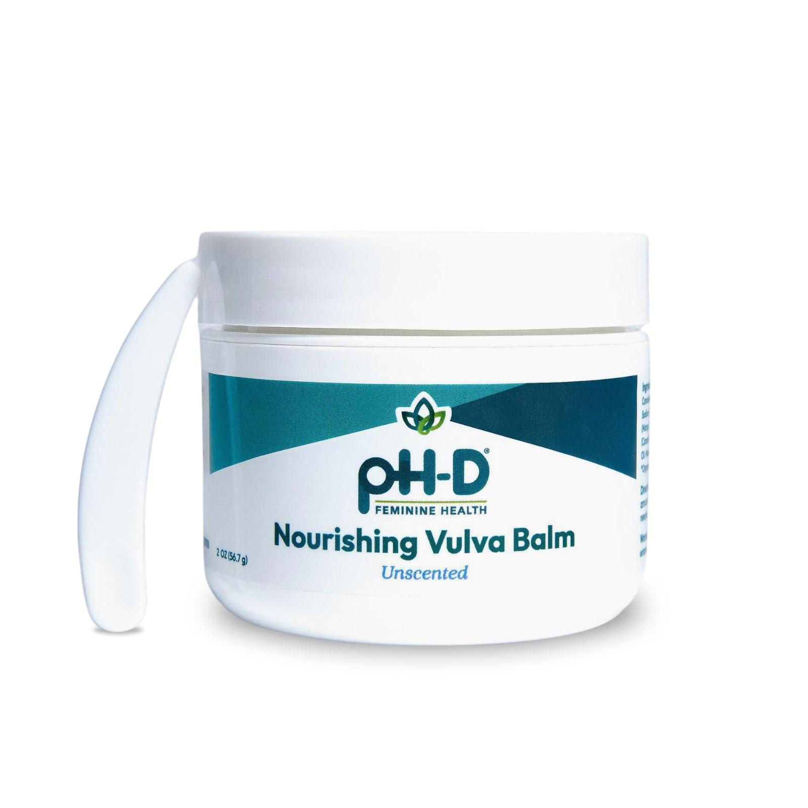 pH-D Feminine Health Support pH-D Feminine Health Nourishing Vulva Balm - Vulva Moisturizer for Dryness, Menopause Support, Intimate Care - Reduces Vulvar Dryness - 2 oz