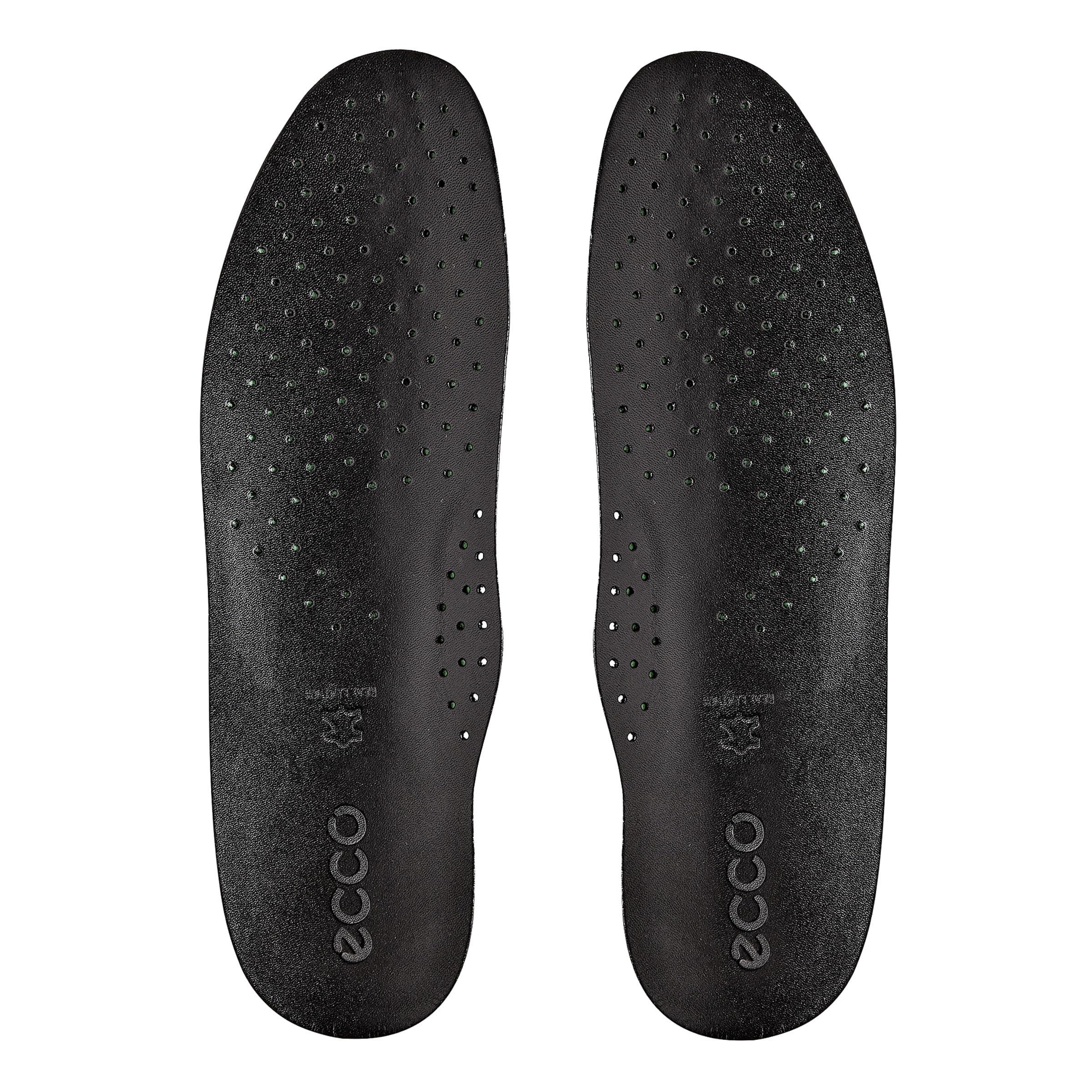 ECCO ECCO Men\'s Comfort Everyday Leather Insole, Black Perforated, 7-7.5