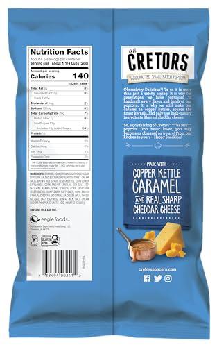 G.H. Cretors G.H. Cretors, The Mix, Cheese & Caramel Flavor Popcorn King Size Single Serving Bags (12 Pack - 4.5 Oz Each)