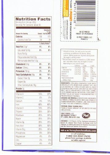 Post Post Honey Bunches of Oats with Almonds Cereal Box, 1.36 kg