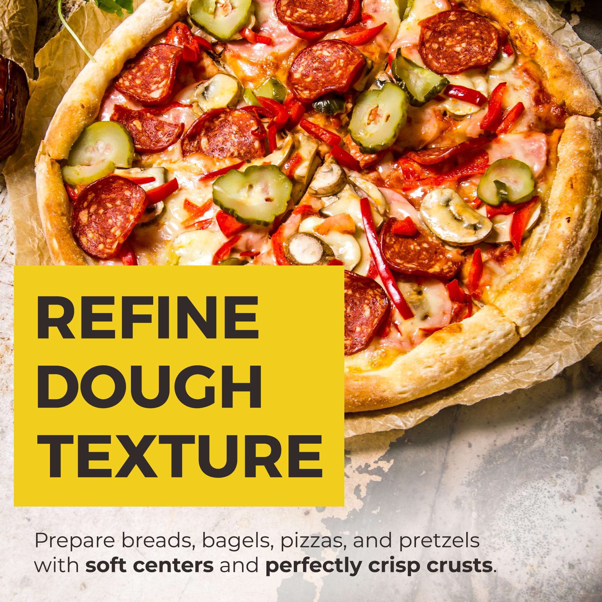MODERN MOUNTAIN Diastatic Malt Powder (7oz) Dry Malt Powder for Baking, Improve Dough Rise, Enhance Bread Texture and Flavor, Perfect for Bread and Pizza, Non-GMO Sourced, Premium Quality, 100% Malted Barley Flour