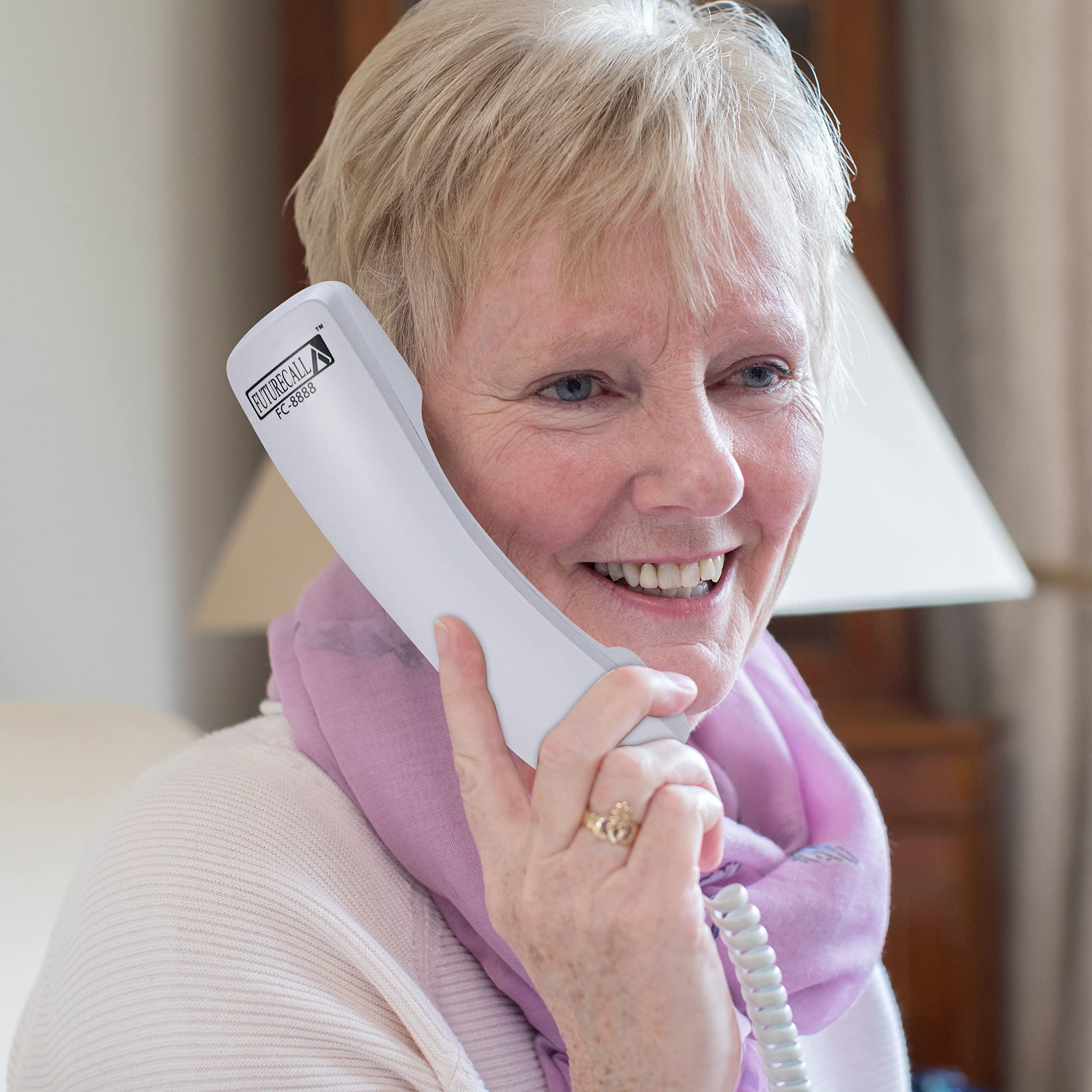 Future Call Future Call FC-8888 Big Button Phone for Seniors | Large Button Phones for Seniors | Phone for Visually Impaired and Telephones for Hearing Impaired | 40db Handset | Best Landline Phones for Seniors