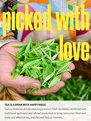 TeeLux TeeLux Decaf Vanilla Black Tea Bags, Decaffeinated Black Tea Blended with Vanilla, 50 Count